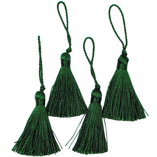 Expo Mini Fiber Tassel, Hunter Green, 4-Pack