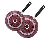 T-Fal Color Collection Nonstick 2-Piece Saute Pan Set, Plum