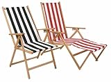 Riviera Deck Chair (with leg rest)