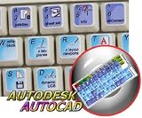 NEW AUTODESK AUTOCAD STICKERS FOR KEYBOARD