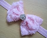 Qandsweet Baby Girl's Headbands Hair Bow Crystal Flower (9 Pack)