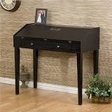Southern Enterprises HO9242 Folding Top Laptop Desk, Ebony
