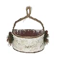Birch, Pine and Cotton Card Holder
