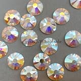 144 Swarovski 2058 12ss 3.2mm flatback rhinestones ss12 CRYSTAL AB F