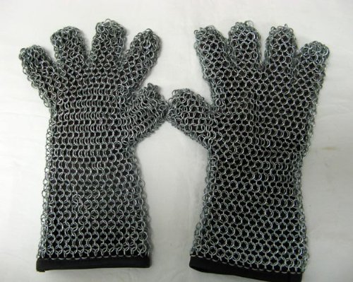 Gauntlets Gloves - Chainmail Armor - Medieval Chain Mail