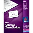 Avery Adhesive Name Badges, 2.33 x 3.375 inches, White, Pack of 160 (08395)