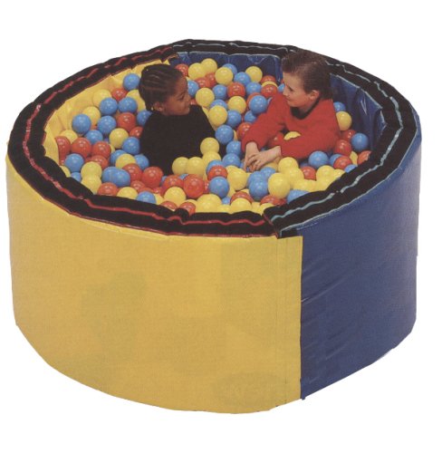 CIRCULAR BALL POOL - with 1,500 balls and a cover so you can roll it through doorways - super for smaller play areas!
