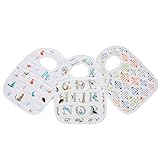 エイデンアンドアネイ よだれかけ スナップビブ 3枚セット ペーパーテイルズ（7120） スタイ ADEN+ANAIS [並行輸入品]