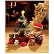 Calico Christmas Santa & Tree