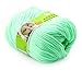 Joylve Knitting Yarn Skein Baby Super Smooth Worsted Soft Natural Silk Wool Fiber Tea Green