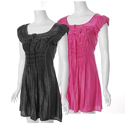Annabelle Brand Junior Shimmering Pleated Dress
