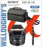 Sony SAL16F28 16mm f2.8 Fisheye Lens + Sony Deluxe Carrying Bag + Lens Pen Cleaning System and Much More! Willoughby's Est. 1898 Sony Lens Bundle