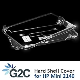 G2C Hard Shell Cover / Hardshell Case for HP mini 2140 Netbook, Clear