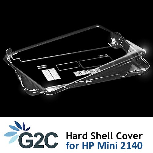G2C Hard Shell Cover / Hardshell Case for HP mini 2140 Netbook, Clear