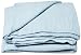 100% Cashmere Certified Classic Cable Knit Warm & Soft Cashmere Throw Blanket - BABY BLUE / Makes a Perfect GIFT !