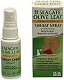Seagate Products Homeopathic Olive Leaf Throat Spray (pack of 1) 1 ounce Unflavored