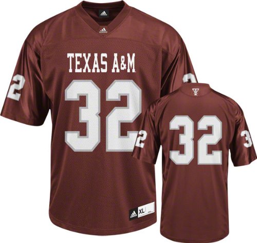 adidas Texas A&M Aggies #32 Replica Football Jersey - Maroon (Large)