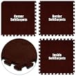 Alessco SCBY3034 SoftCarpets -Burgundy -30' x 34' Set