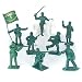 Civil War 69th Regiment Irish Brigade: 45 Piece Set of 54mm Green Soldier 1:32 Figure...