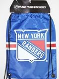 New York Rangers NHL Logo Drawstring Backpack