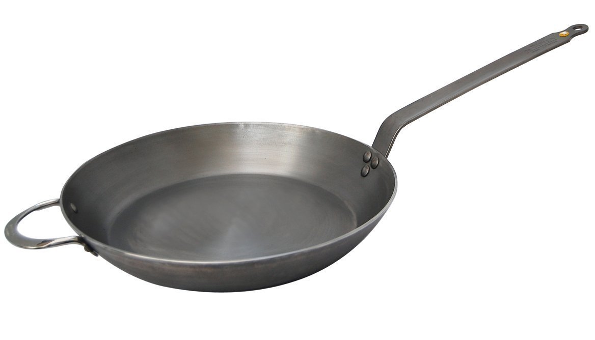 Amazon.com: DeBuyer Mineral B Element Iron Frypan, Round: Stir Fry ...