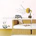 Easy Instant Decoration Wall Sticker Decal - Puppy Phonograph DJ