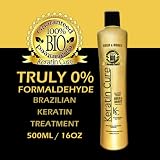 Brazilian Keratin Treatment KC Keratin Cure Gold & Honey BIO formaldehyde free BKT 500ml/16oz
