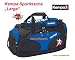 Sports : Kempa Handball Teambag / Sporttasche L, schwarz/royal