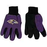 McArthur Sports Baltimore Ravens Sports Utility Glove- 2 Pairs One Size Fits Most