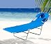 Ostrich Beach Chaise / Lounger - Solid Blue