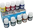 Pebeo Setacolor Light Fabrics Paint Set, Cardboard Box of 10 Assorted 45-Milliliter Jars