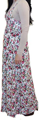 New Look Sleeveless Maxi Summer Dress in Vibrant Prints Cotton Blend High Quality