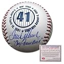 Tom Seaver New York Mets MLB Hand Signed Rawlings Special #41 Stat Logo Baseball with The Franchise Inscription