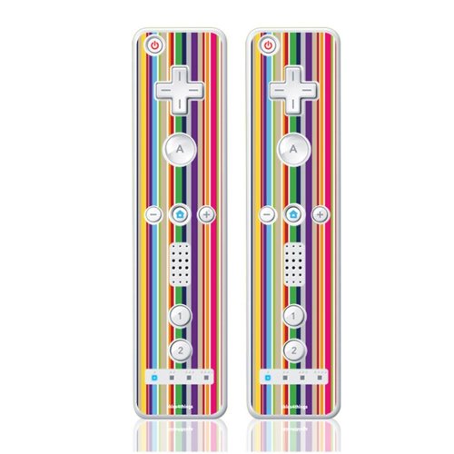 Skins4things Wiimote Skin - Stripes Multicolour (Wii)