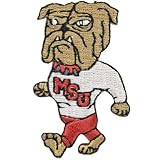 Mississippi State Bulldogs Embroidered Sticker Patch