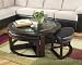 Marion Round Cocktail w/ 4 Backless Stools By Ashley Furniture