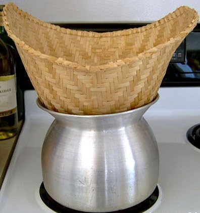 Thai Lao Streaming Sticky Rice Cook Thai Food Menu Recipe Kitchen Cookware Tool