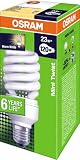 Produkt-Bild: Osram 61438B1 Duluxstar Twist E27 Energiesparlampe in gedrehter Form 23W/827, warmwei&szlig;