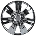 Unitec 75163 Premium- Radzierblenden 4er- Satz Monaco, chrom 38,1 cm (15 Zoll)