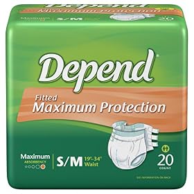 Depend Fitted Max Protection Underwear