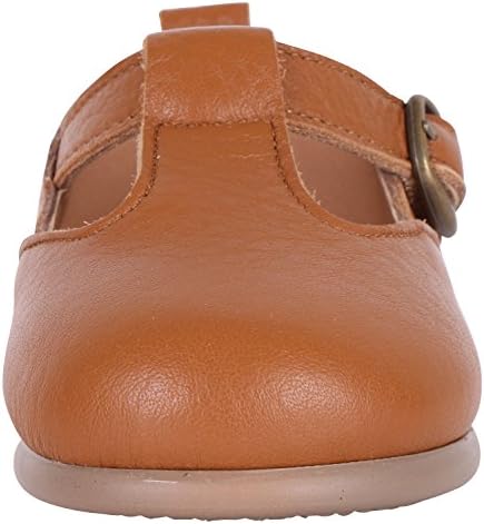 MCnelly's Baby Girl's Leather Cut Out Mary Jane Flat Shoes (Toddler/Little Kid) (shoes-027-1-160)