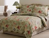 Pem America's Edens Garden Quilt Set, full/queen
