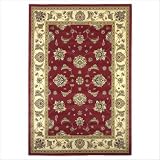 Monroe Red / Ivory Mahal Oriental Rug Size: 53 x 77 Rectangle