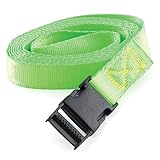 ワンタッチ荷締ベルト 2m×幅25mm/タイダウンストラップ【E-Value】