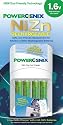 PowerGenix ZR-PGX1HRAA-4B 1 Hour Quick Charger with 4 AA 1.6v NiZn Rechargeable Batteries