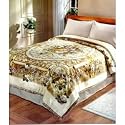 Reversible Plush Korean Mink Blanket Queen King