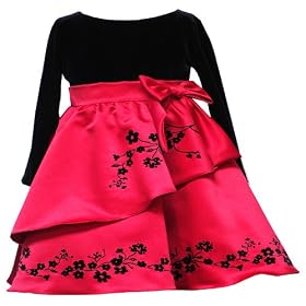 Rare Editions Girls 2-6x Matte Satin Dress