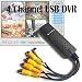 4 Channel USB 2.0 PC DVR Digital Video Recorder Adapter Vista compatible For CCTV Camera/ DVD player Home Security Baby guard H71