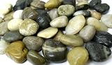 Mixed color river rocks, 5.5 lb. Bag, 3/4