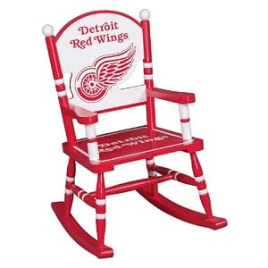 National Hockey Leaguetm Detroit Red Wings Rocking Chair by